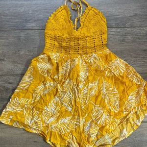 Yellow jumpsuit